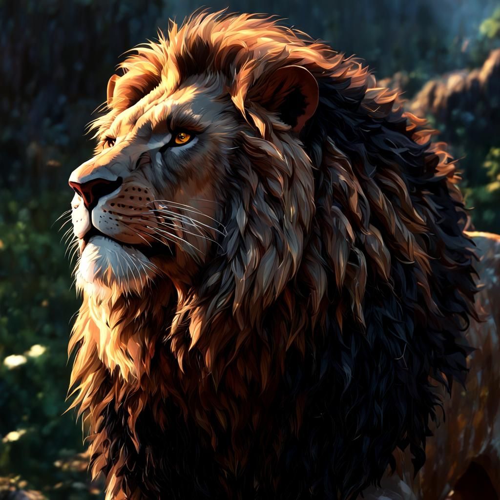 The Lion King: 3D Anime Art