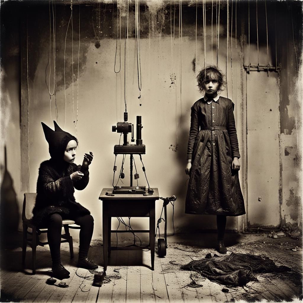 Surreal Asylum Photo in Style of Roversi and Woodman