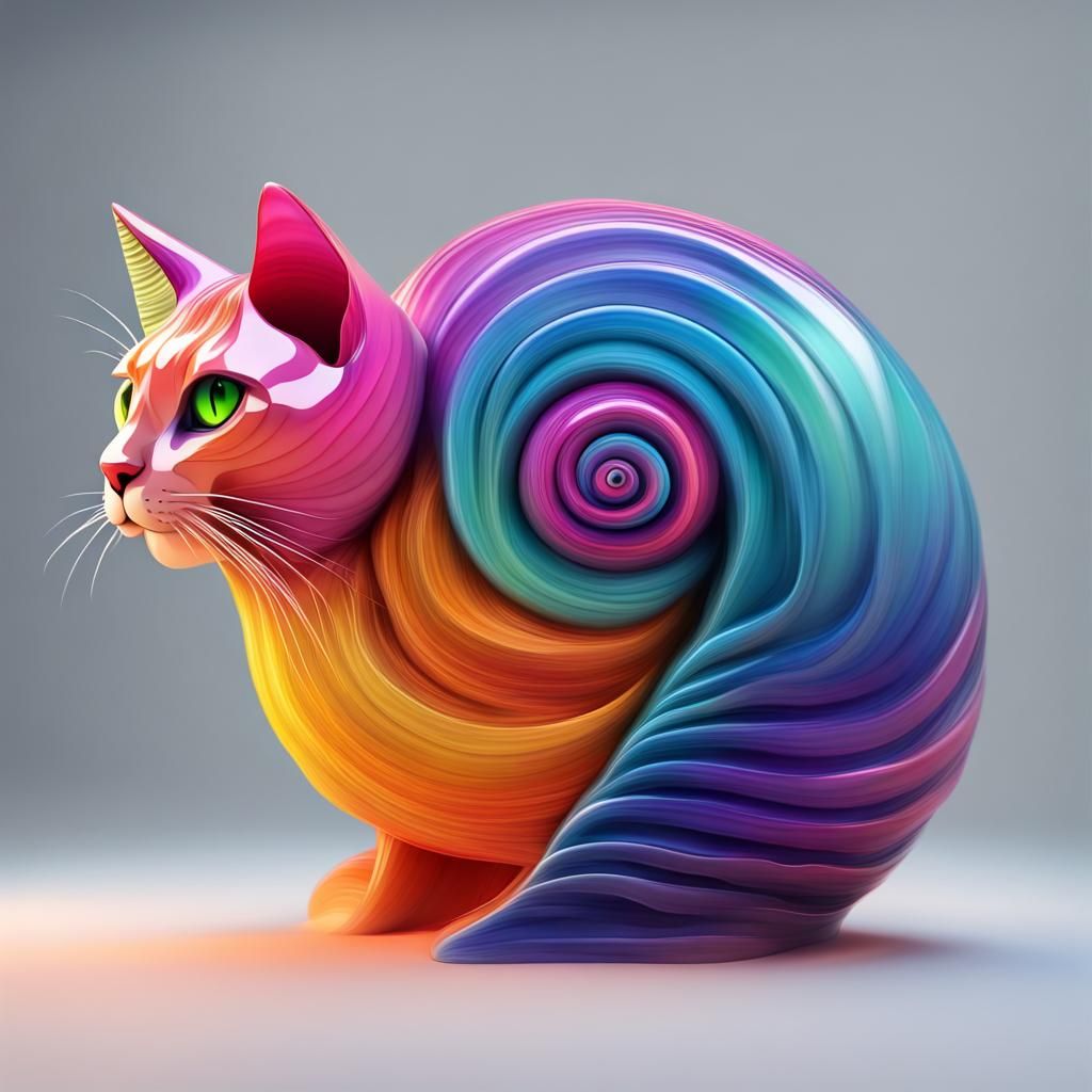 snail cat