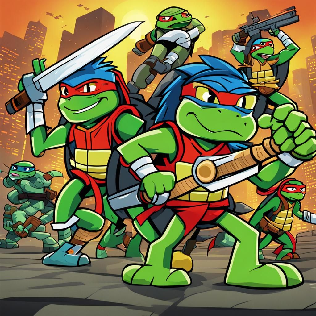 Johnny Test Meets Teenage Mutant Ninja Turtles