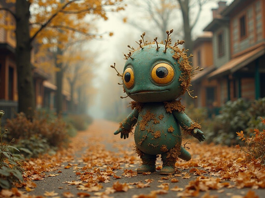 A Gummigami Anthromorph in 3D Doodlecraft and Pyrographic Whittling in Spring