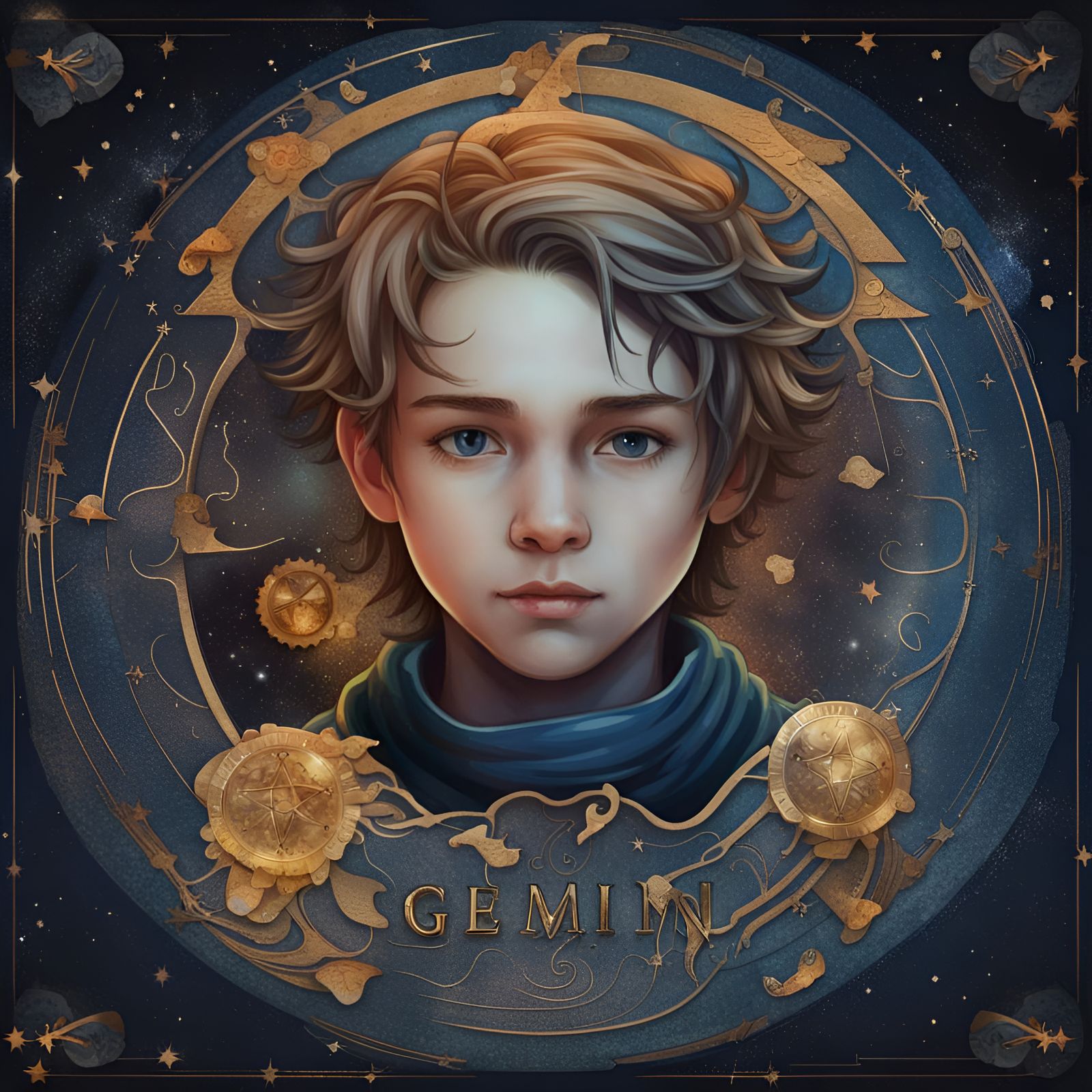 Gemini Astrology: Portrait of a Boy as Zodiac Sign