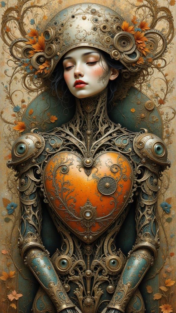 Sad Cyborg Fairy Reveals Mechanical Heart