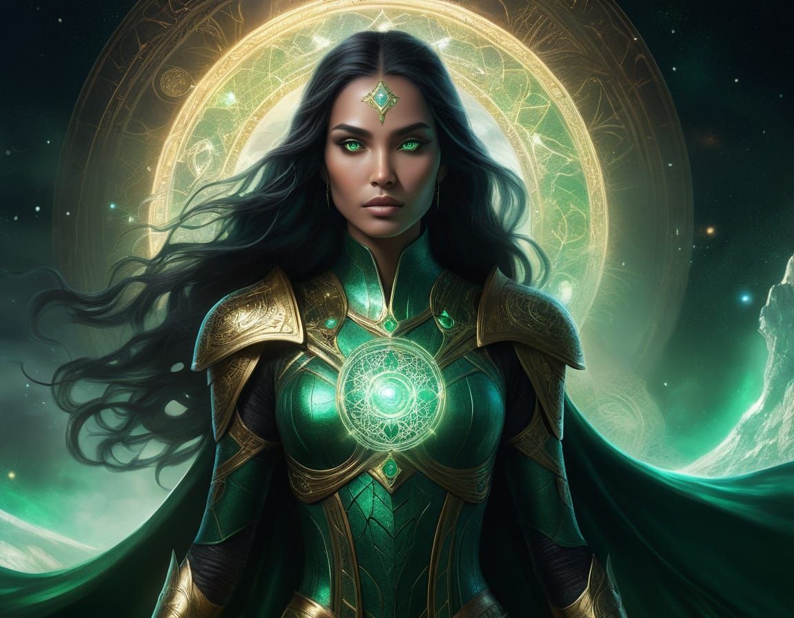 Sorceress of the Cosmos in Ethereal Armor