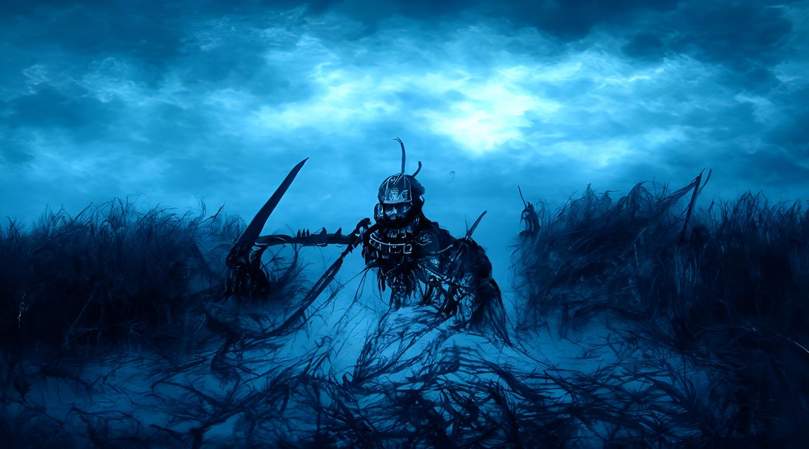 Horrific Viking Berserker in Dore Style