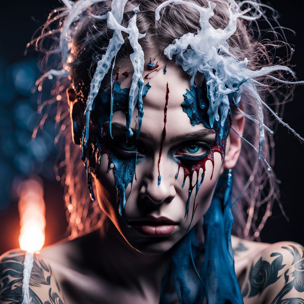 Intense Death Metal Artist Portrait Captured with Sony α7R I...