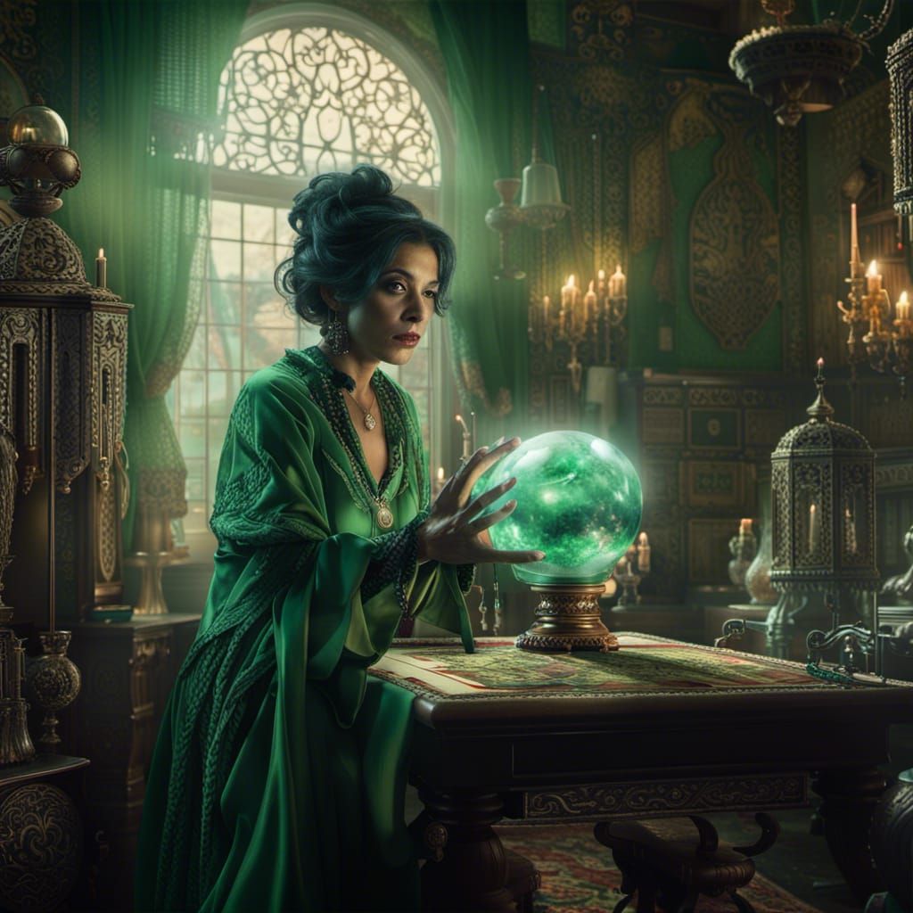 Madame Leotta: Ghostly Vision in a Tarot Room