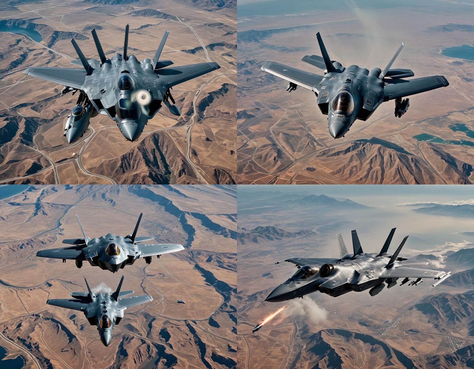 F-35 Cockpit View Chasing UFO in 8k