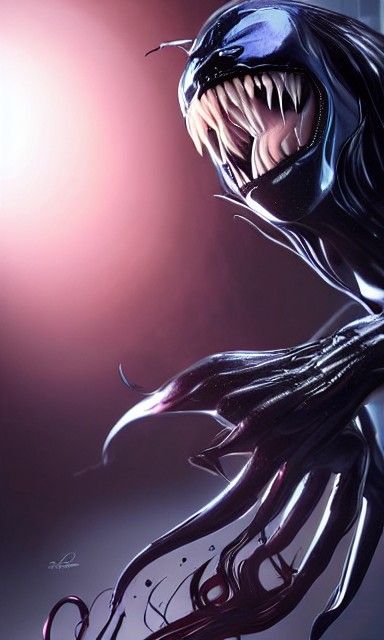 Female Venom Transforms into Black Cat