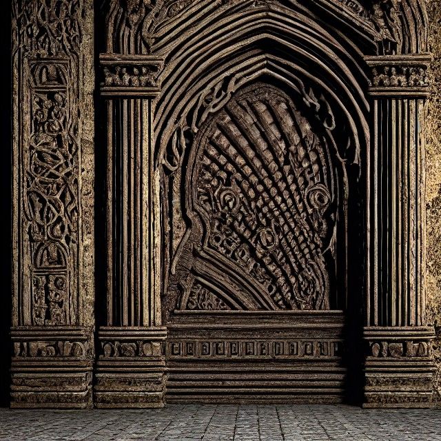 Ancient Gothic Doorway to Another Realm