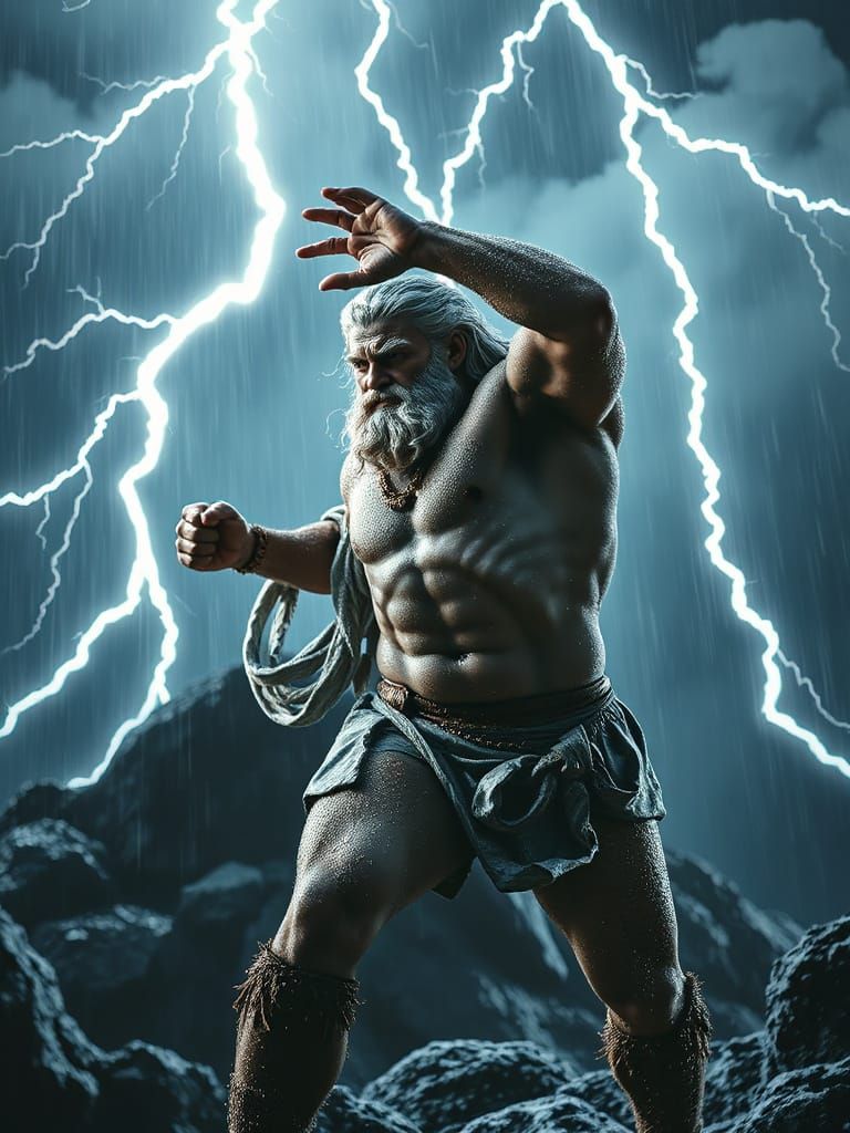 Zeus Unleashes Divine Fury in Epic Battle