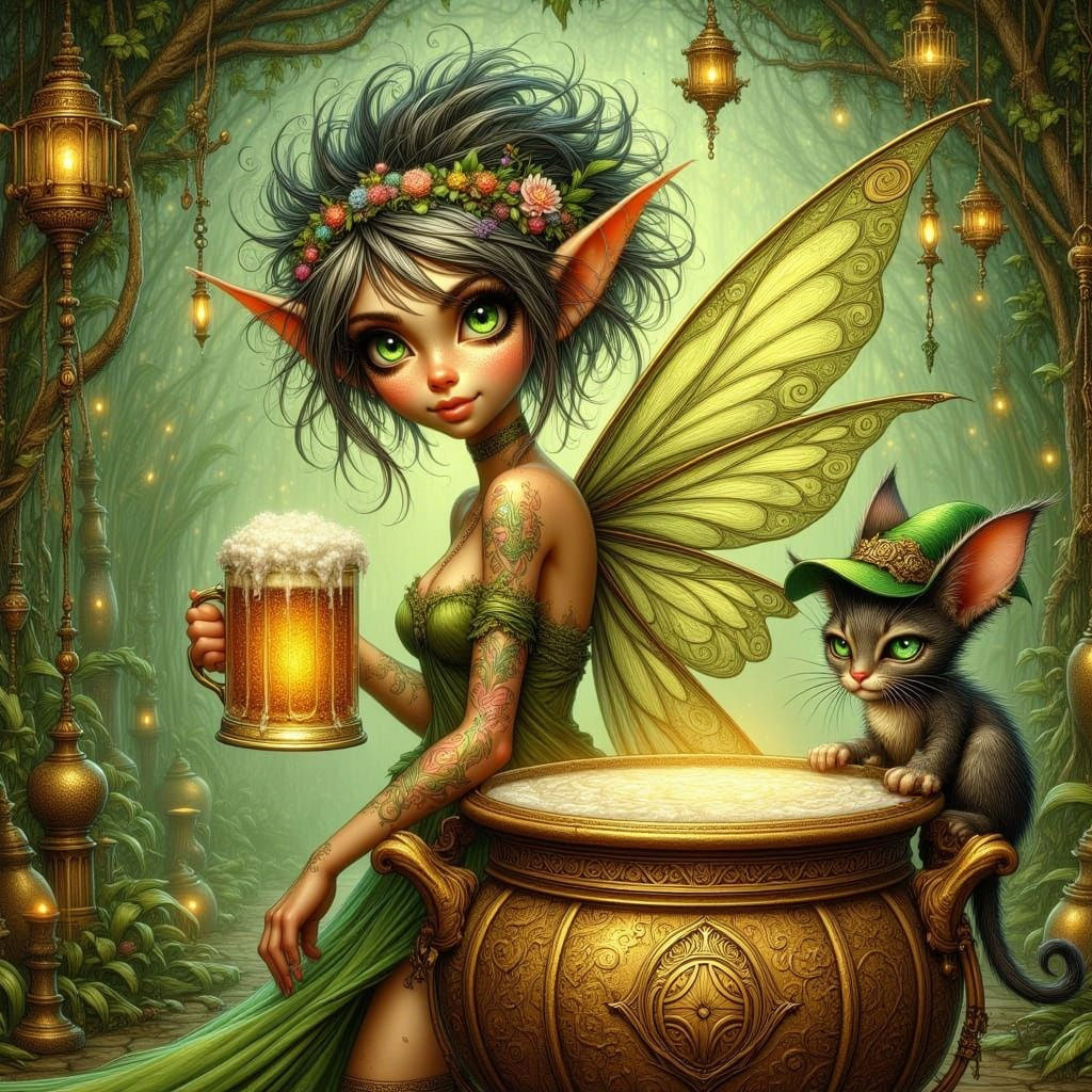 The Saint Patrick’s Fairy treats you to a pint 🍻🍺
