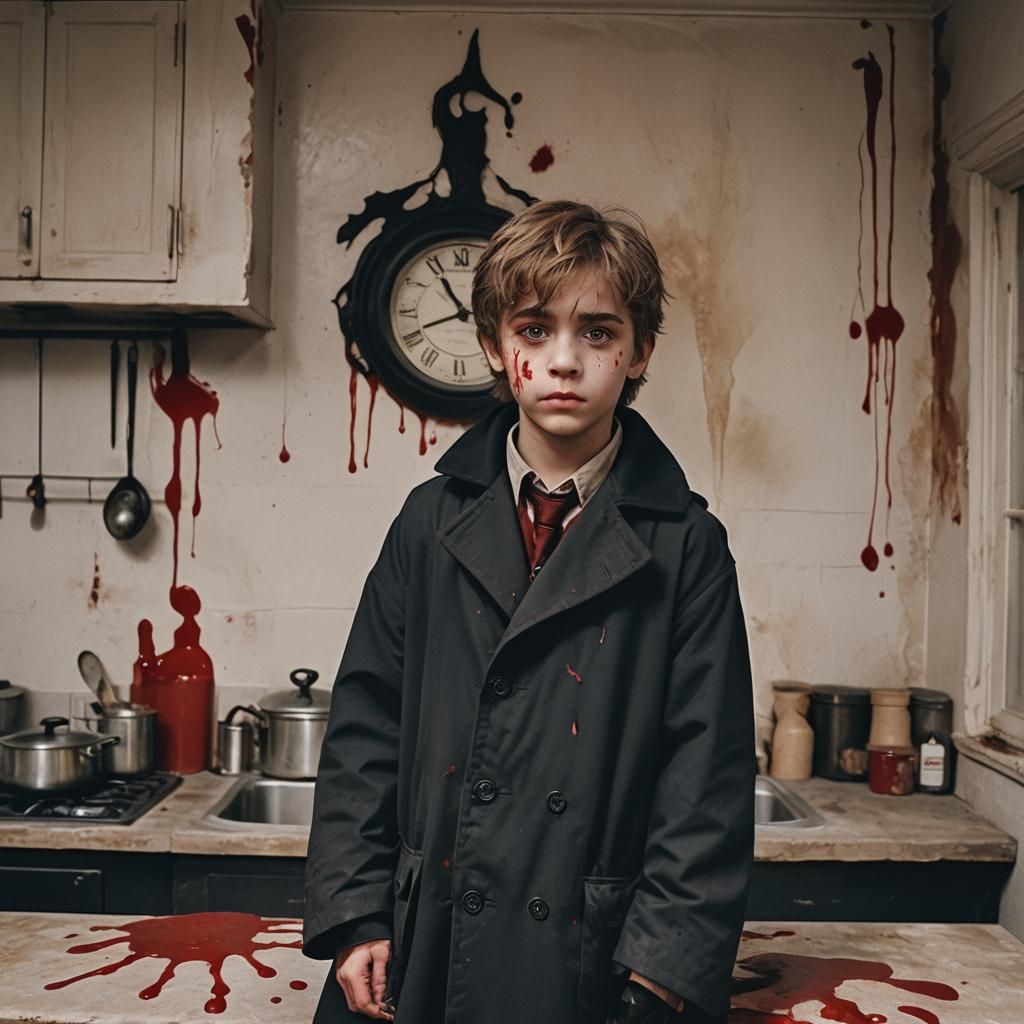 Dramatic Film Still: Boy with Time Turner