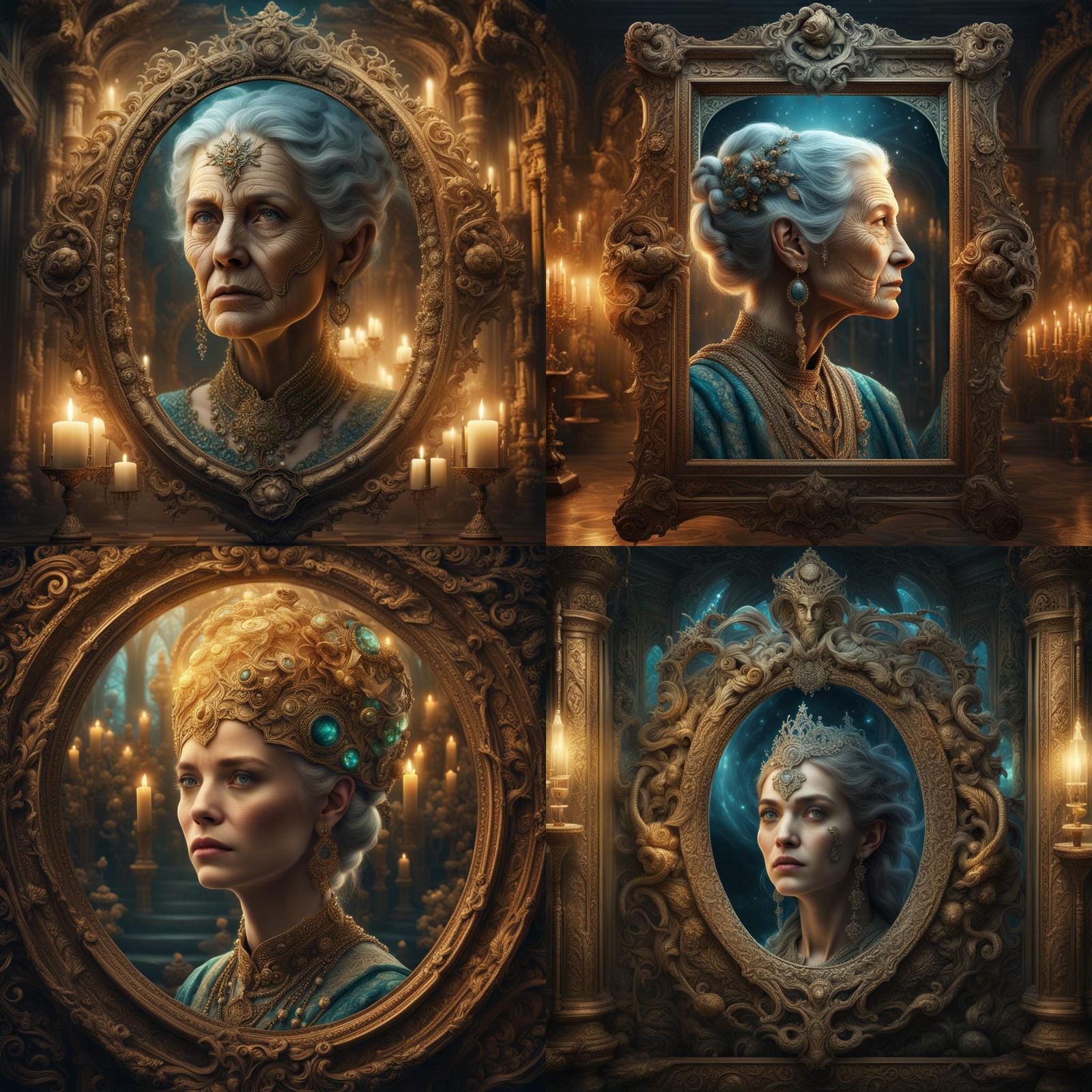 Mystical Anti-Aging Mirror Reflects Youthful Dream