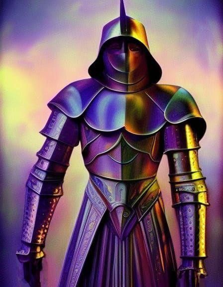 Prismatic Knight in Glass Armor