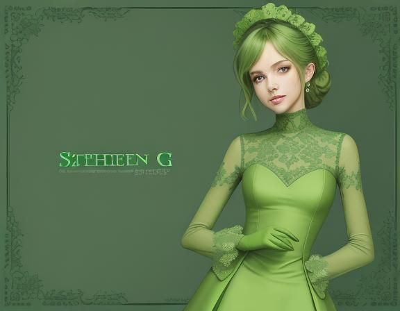 Abstract Green Minimalist Design