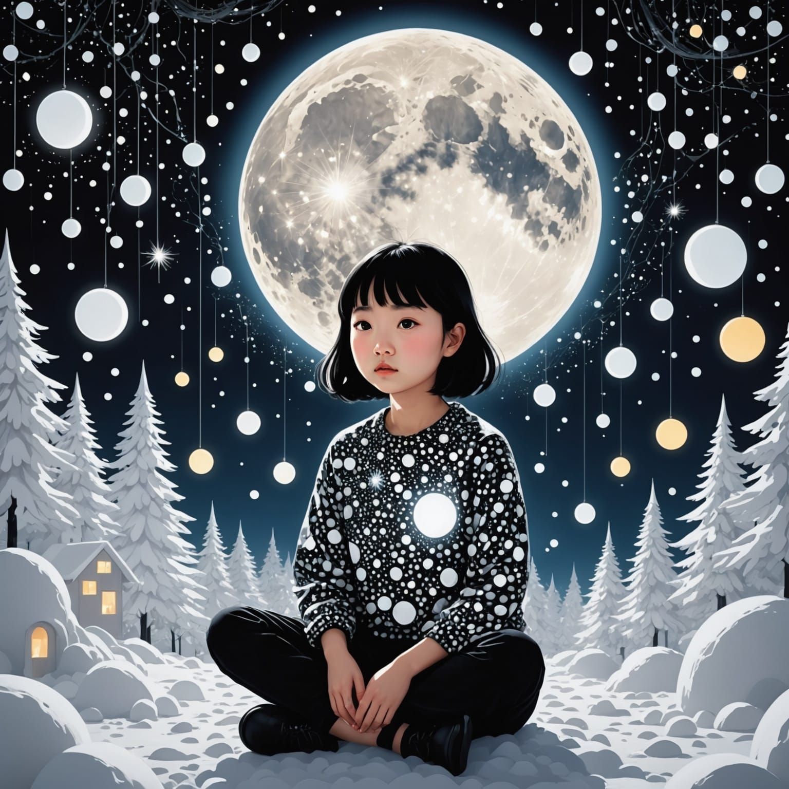 Embracing Tranquility Of Winter