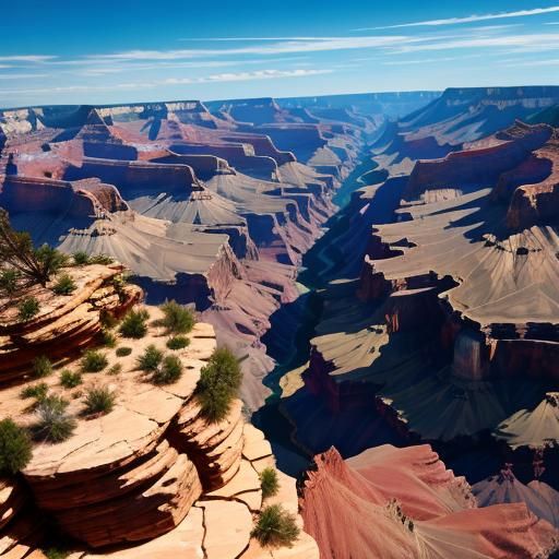 AI Grand Canyon: A Digital Interpretation