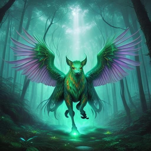 Majestic Realmwalker in Ethereal Forest Glade