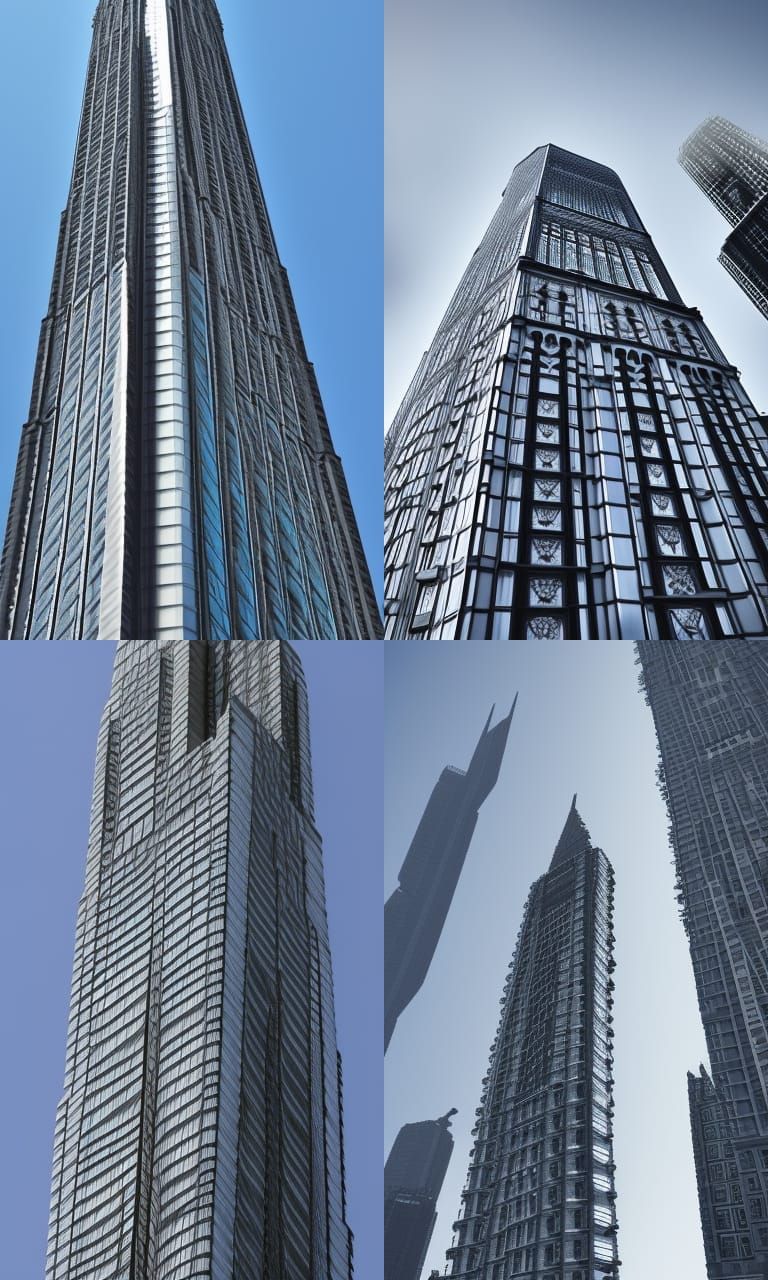 Gothic Skyscraper AI Image