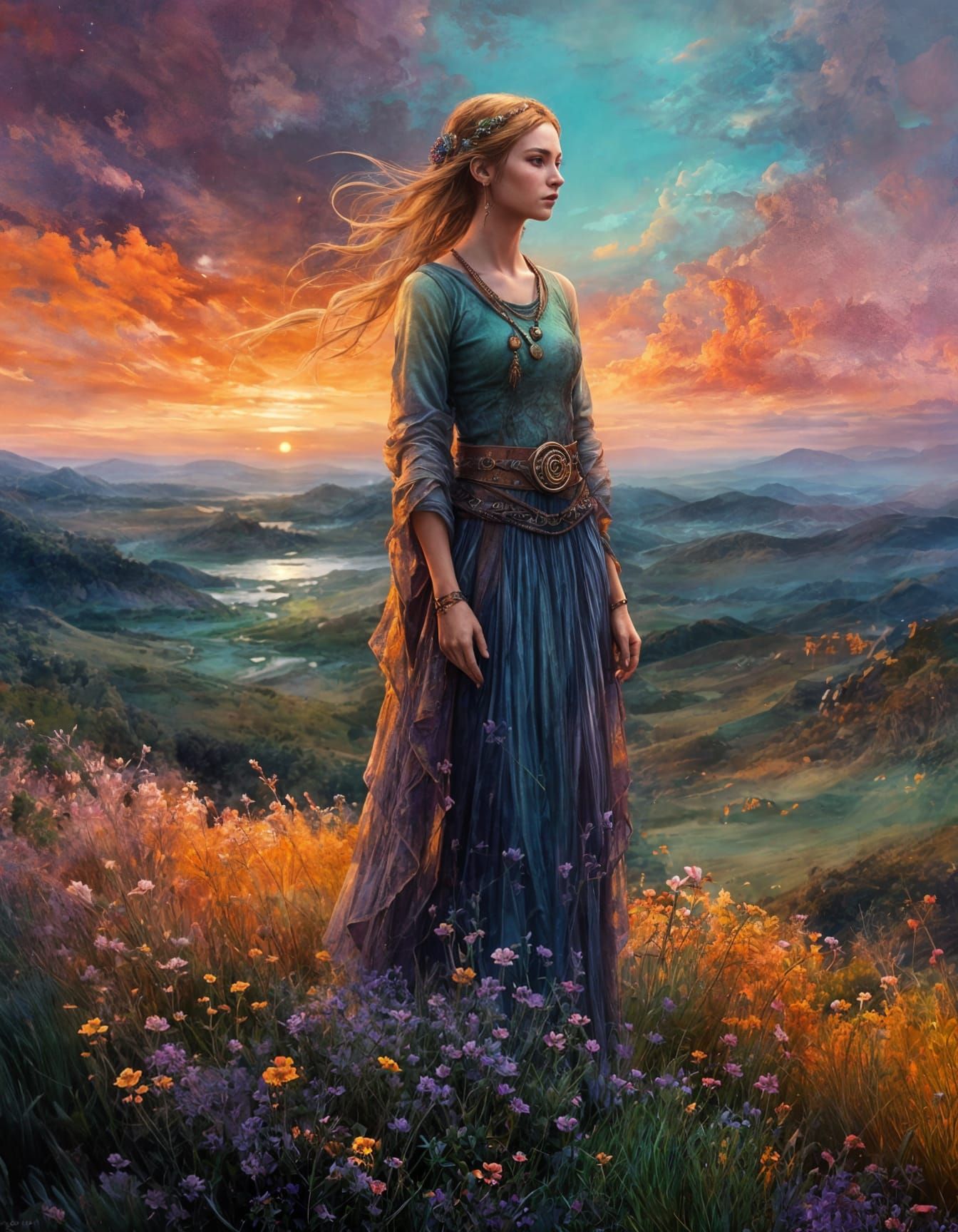 Belisama, celtic goddess of lakes and rivers