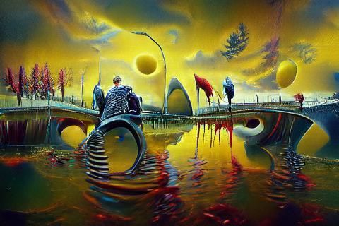 Reflection by Jim Burns, Kandinsky