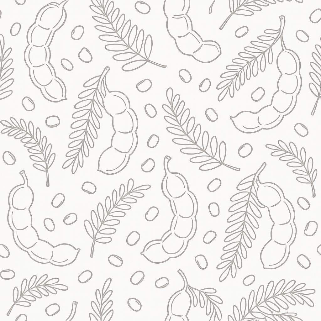 Tileable Tamarind Pattern in Vector Style