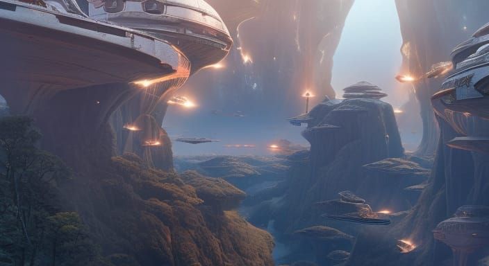 Galactic Fantasy Movie Poster Art in 8K Resolution