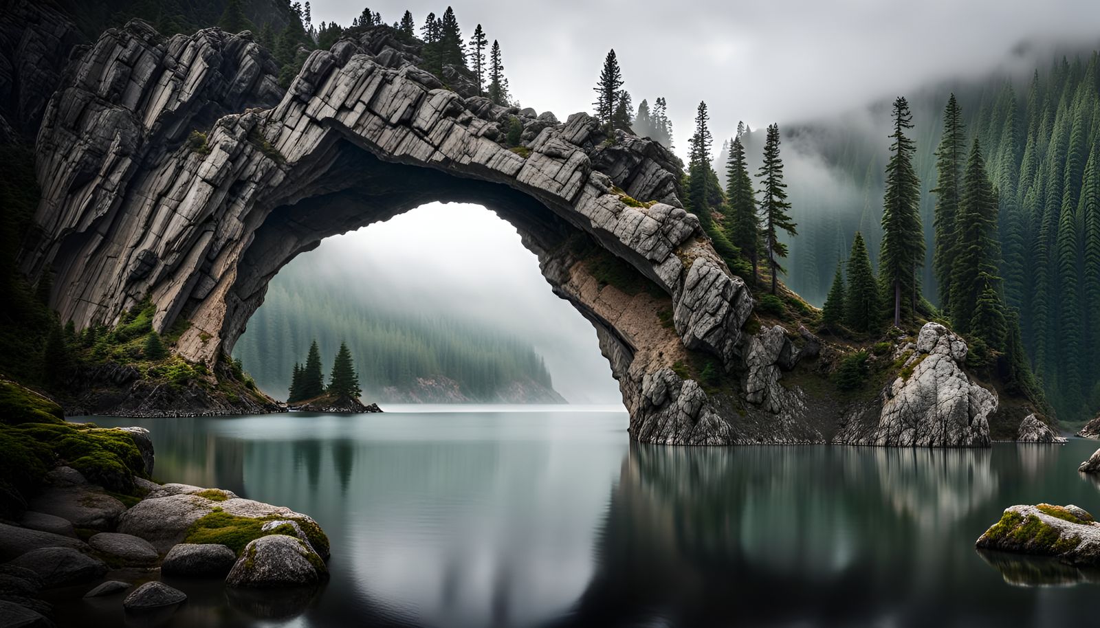 Majestic Rock Arch Nature Photography