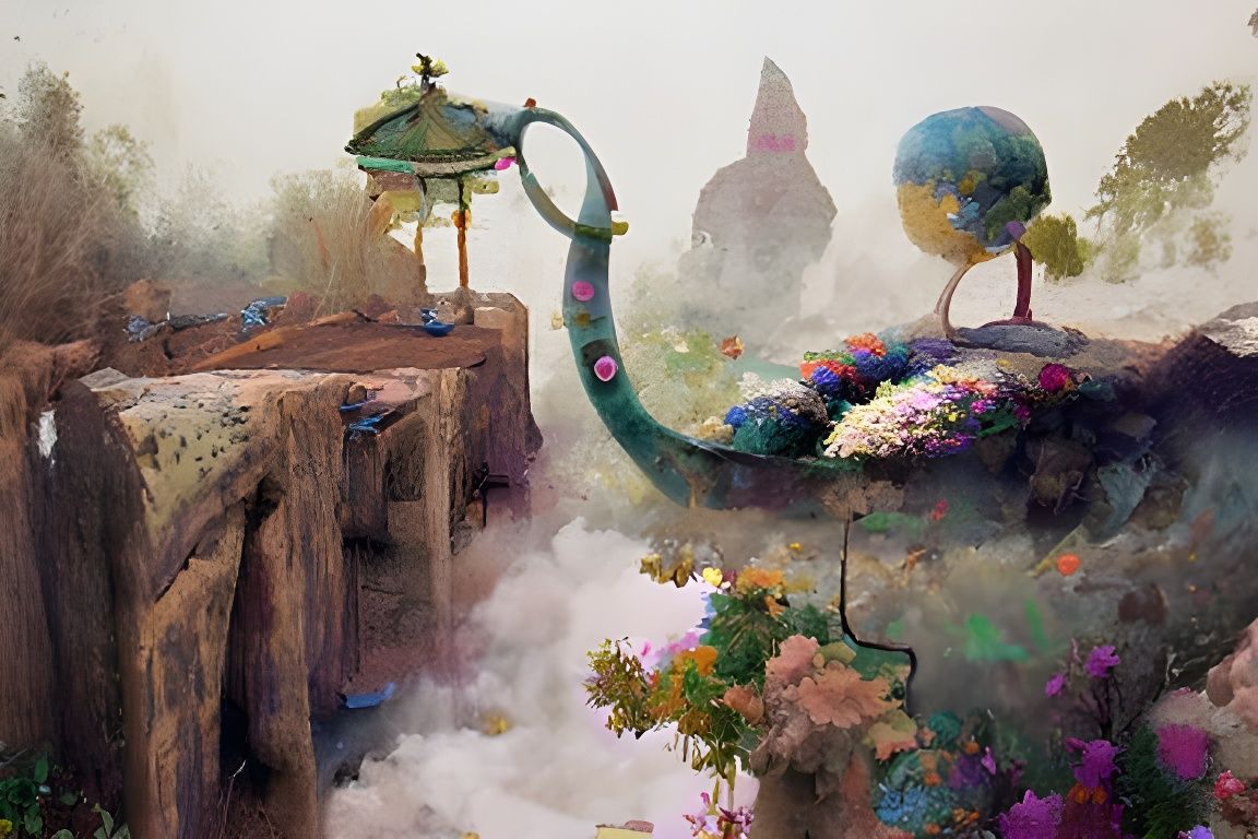Fantastical shapes: a hookah-smoking caterpillar by Tyler Edlin,  Odilon Redon