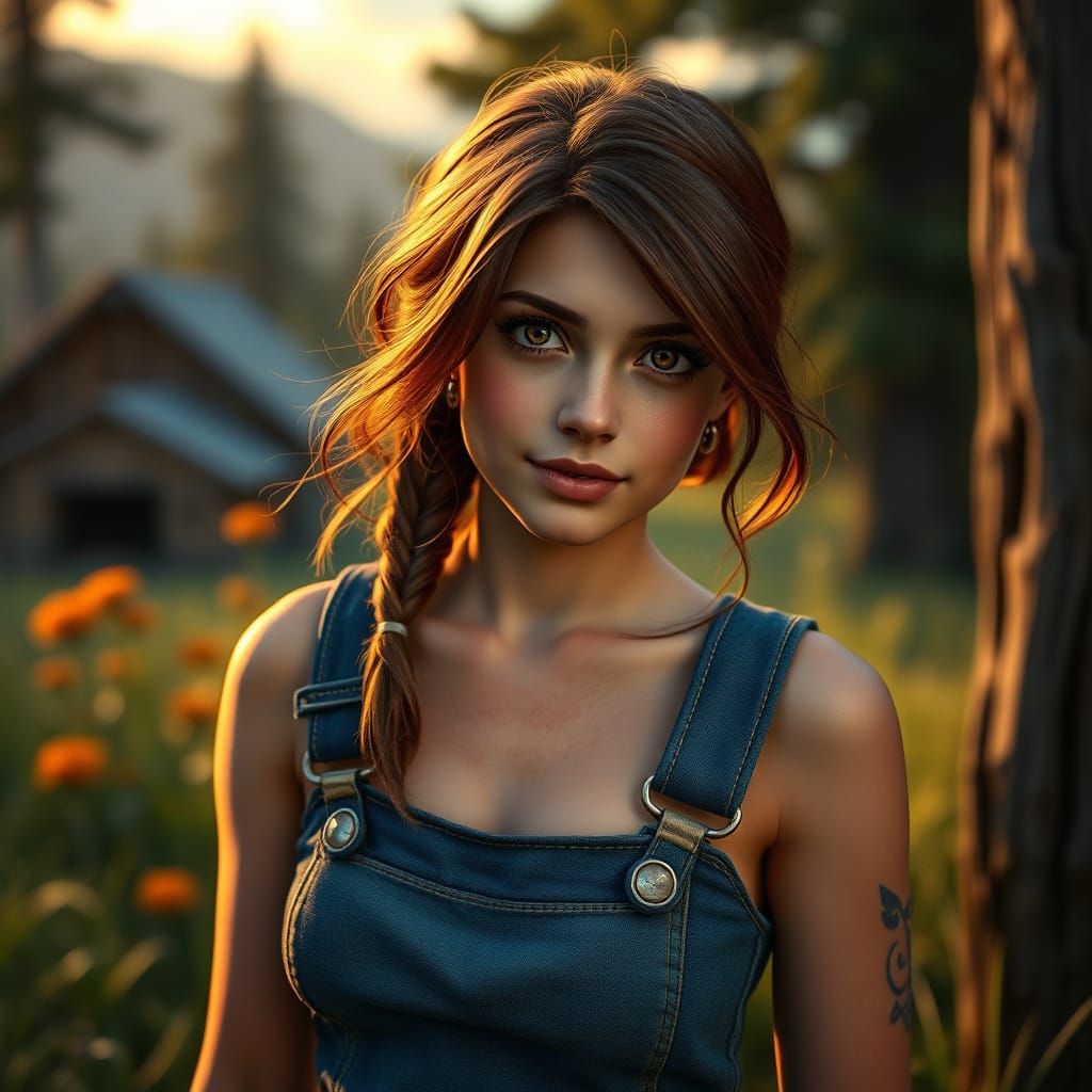 Stardew Valley's Jodi in Pinup Perfection