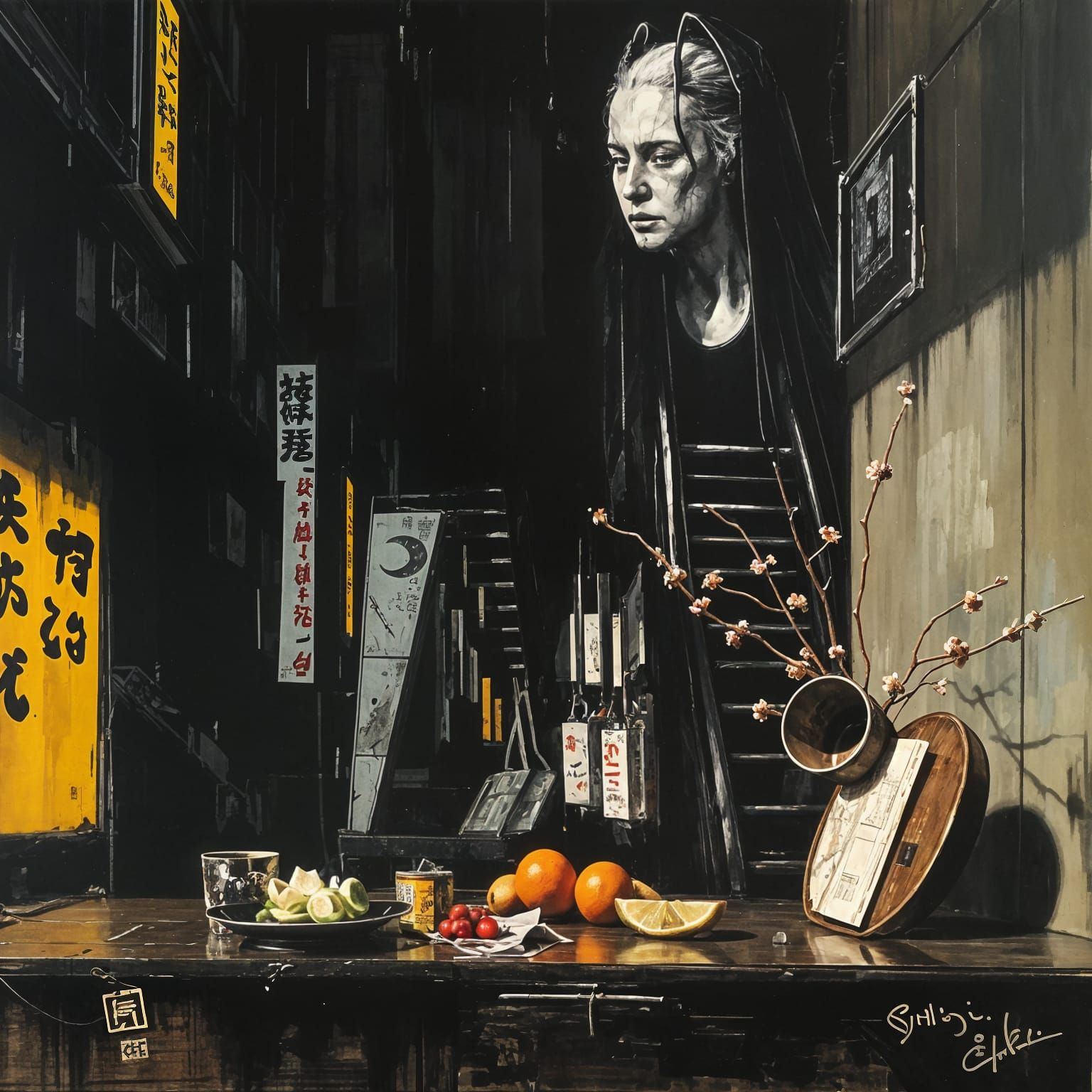 Still Life in Style of Yōji Shinkawa