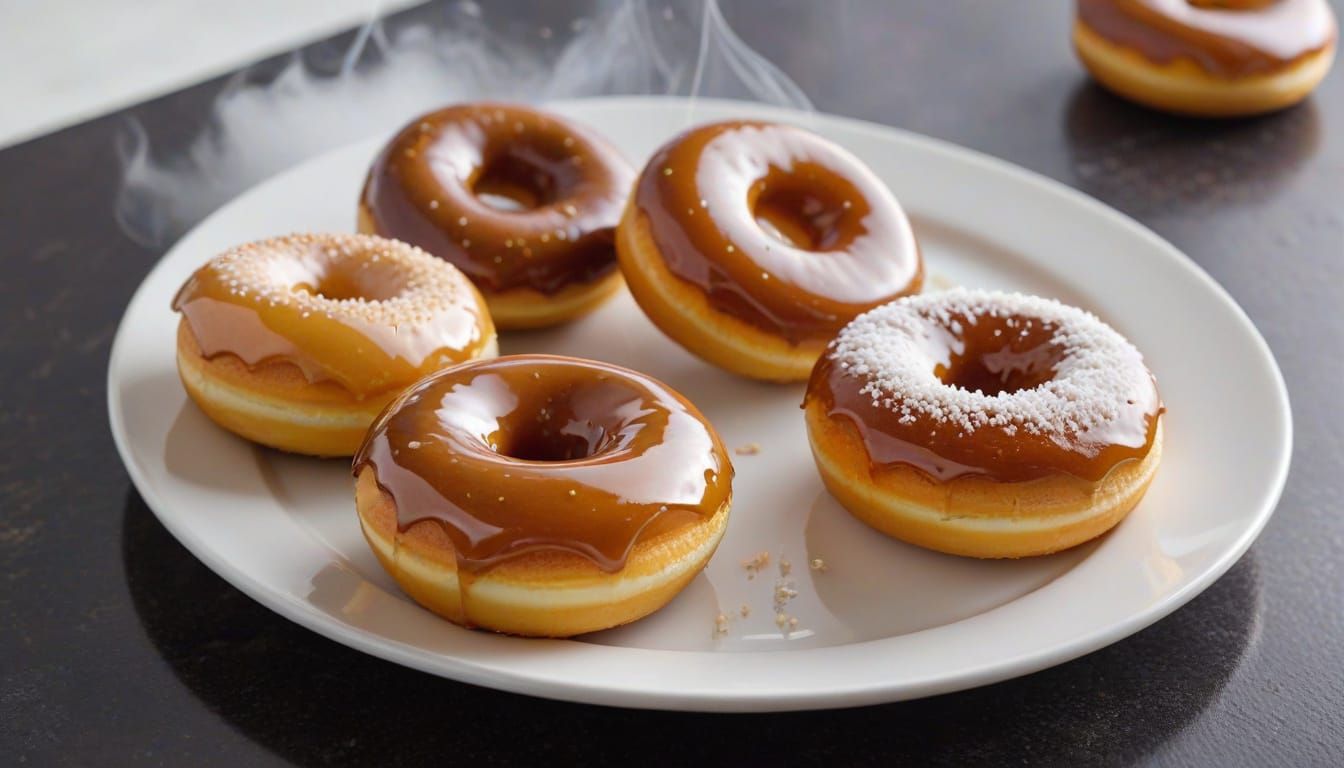 Hot Glazed Donuts Spell Out Welcome in Steam