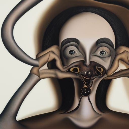 Surreal Posthuman Dreamscape: A Blended Vision