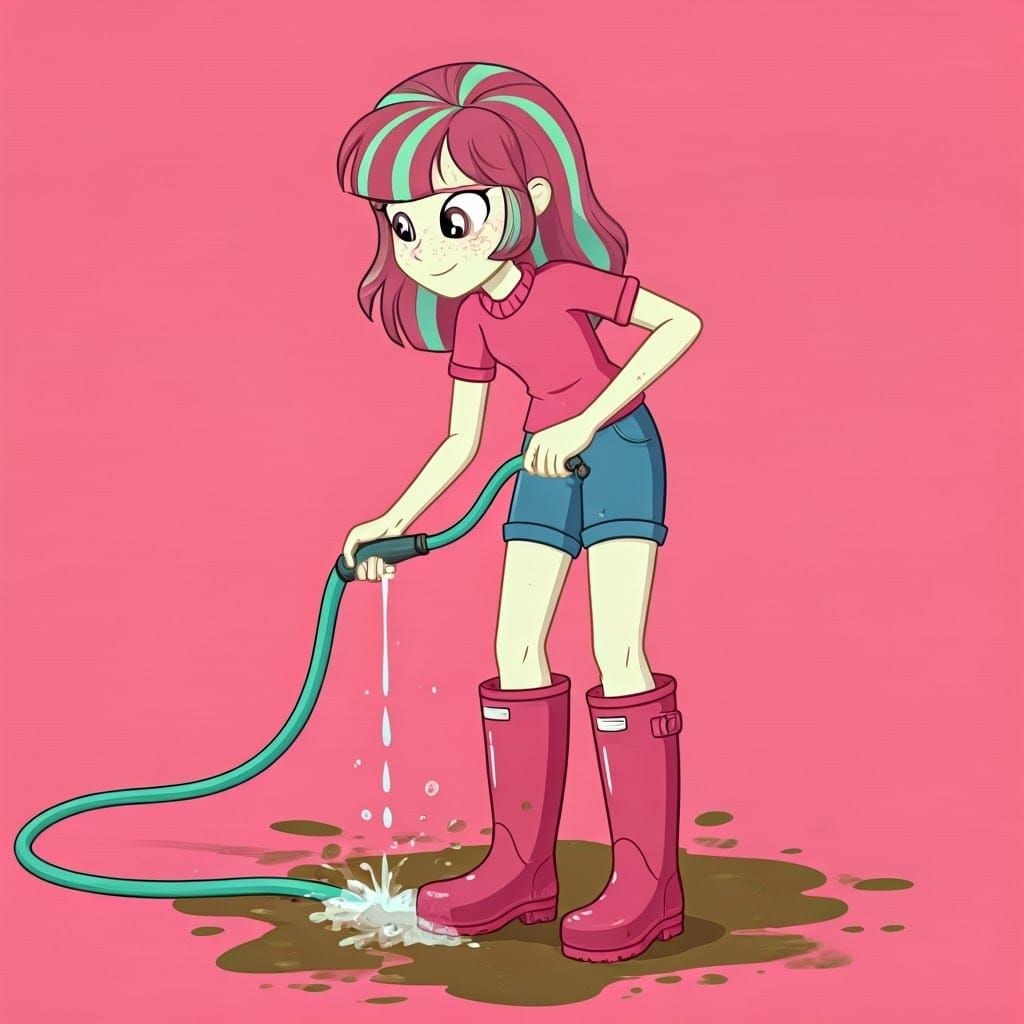 Human Sour Sweet Cleans Muddy Welly Boots