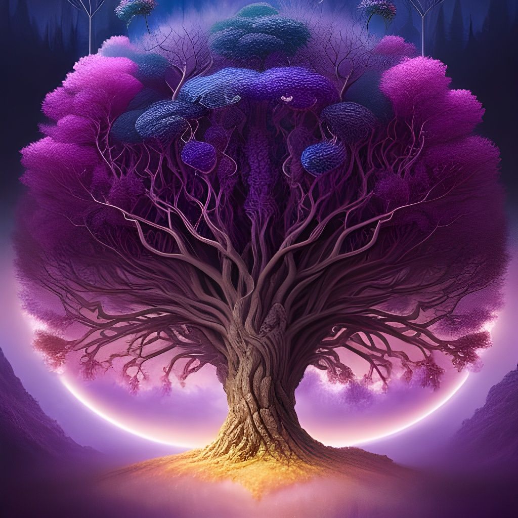 Heart Tree of Life: Summer Meets Winter