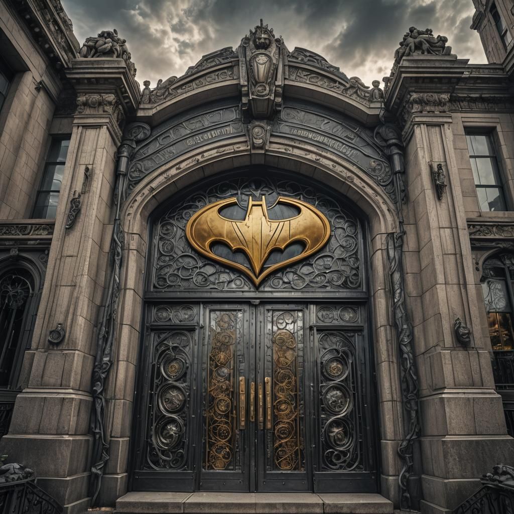 Intricate Gateway to DC Comics in HDR