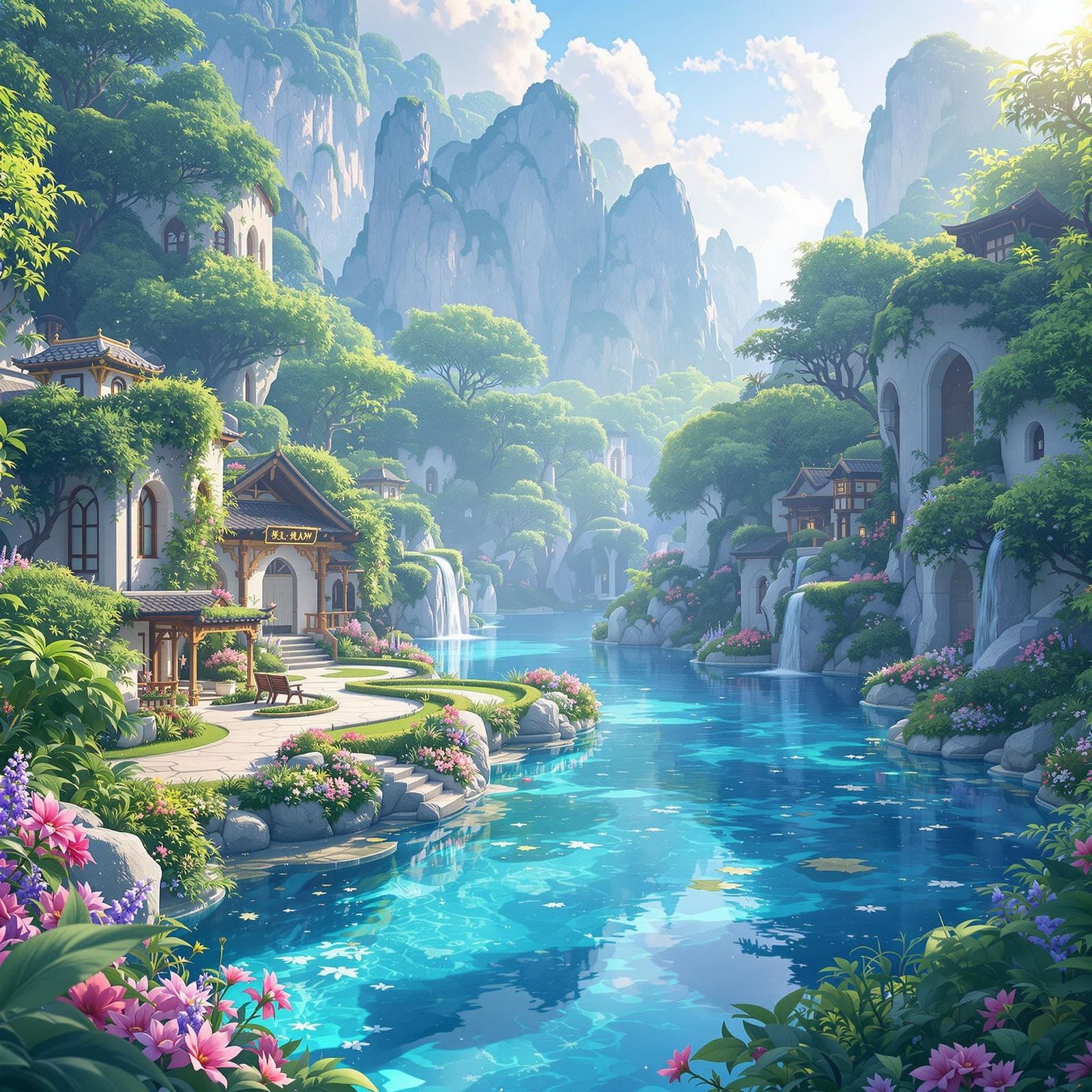 Serenely Breathtaking Eden Paradise