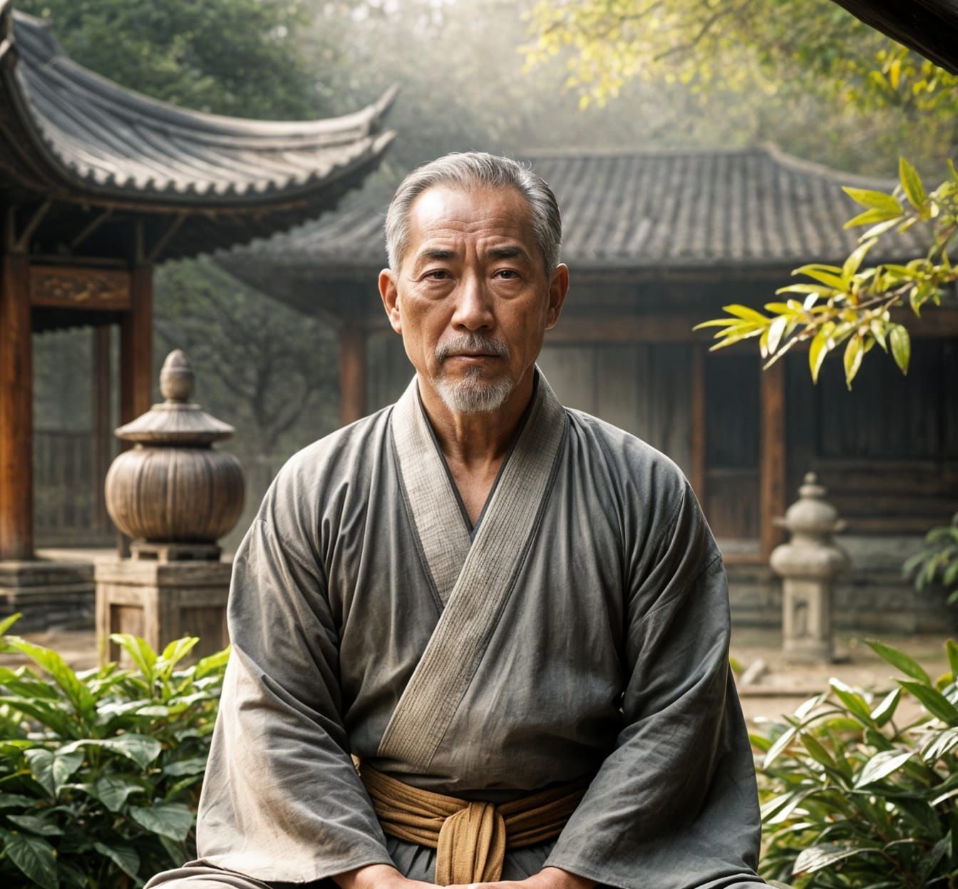 Martial Arts Teacher: A Portrait of Wisdom