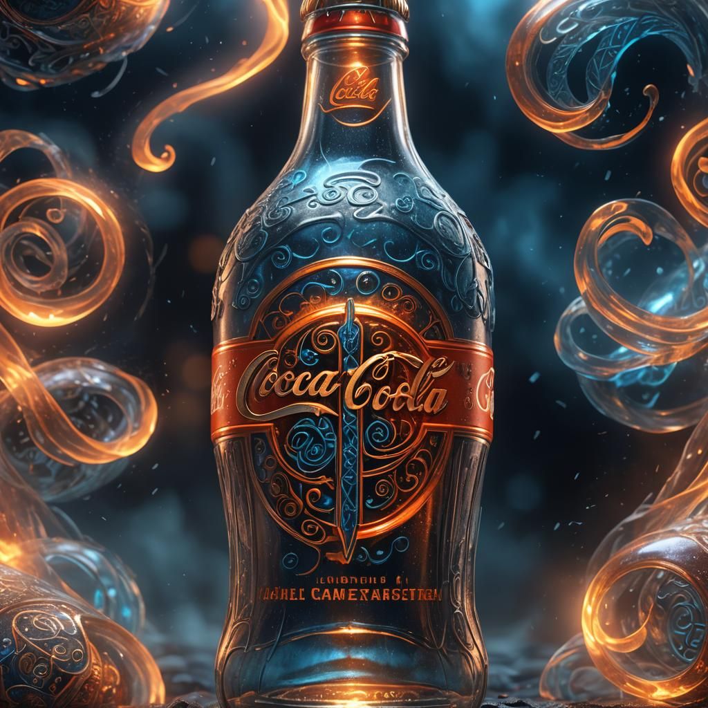 Mystical Coca Cola Bottle Concept Art