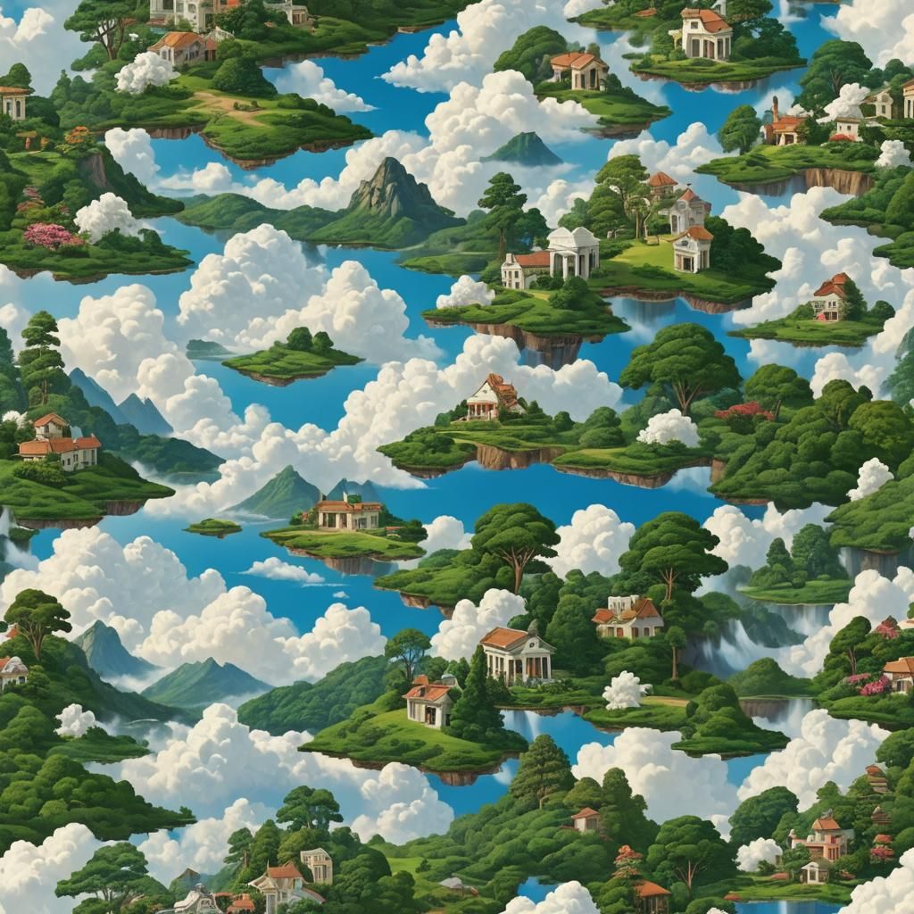 Heaven on Earth: An AI Interpretation