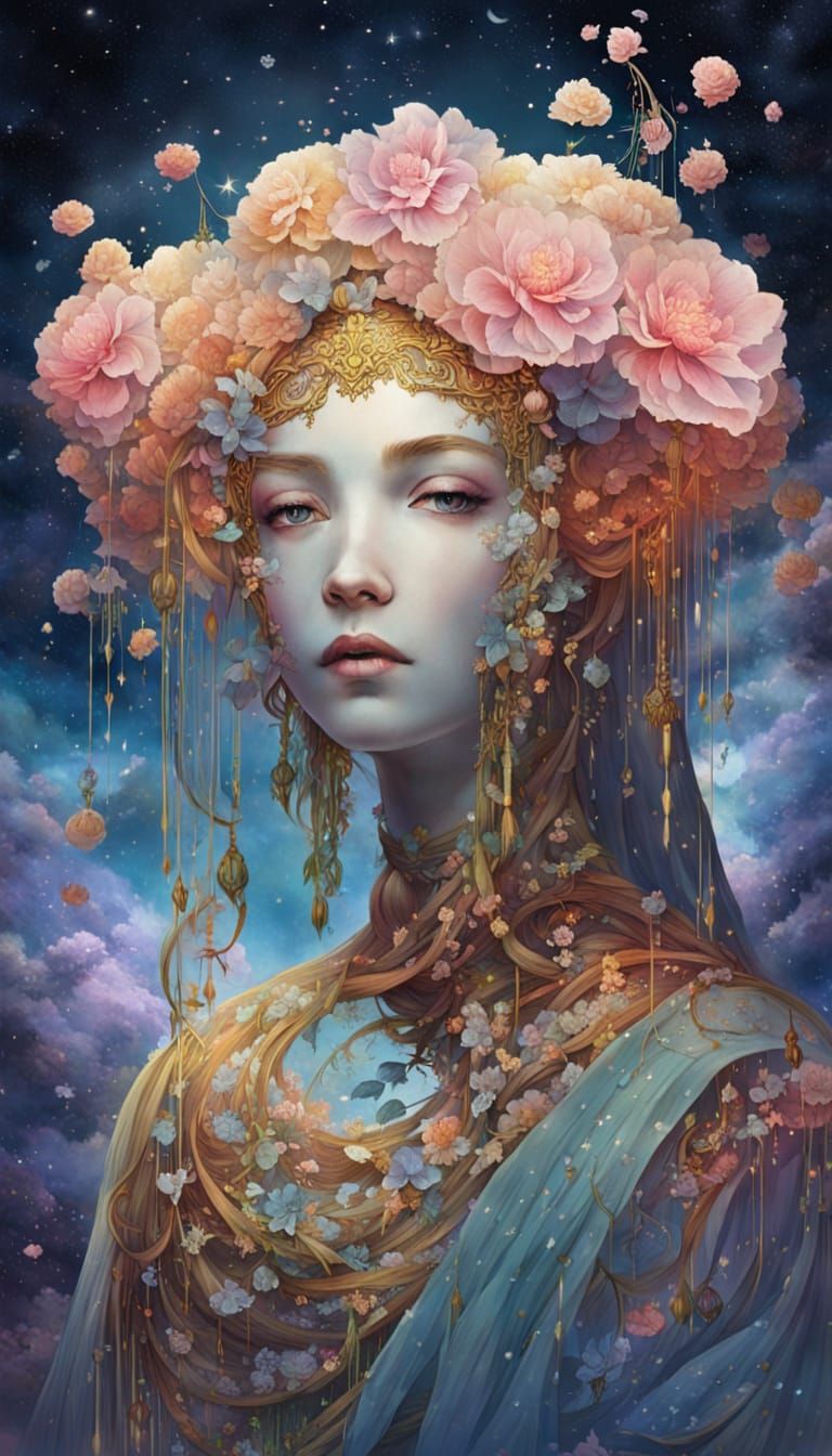 Celestial Goddess Android, Weeping Begonias (xtough's Weepin...