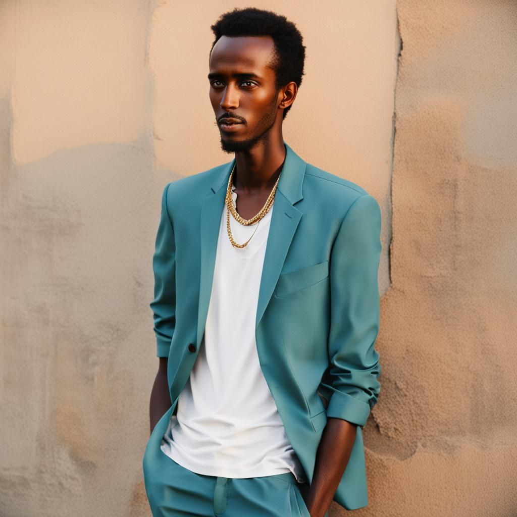 Portrait of a Typical Somali Man