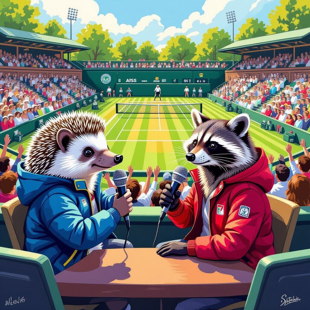 Wombledon commentators