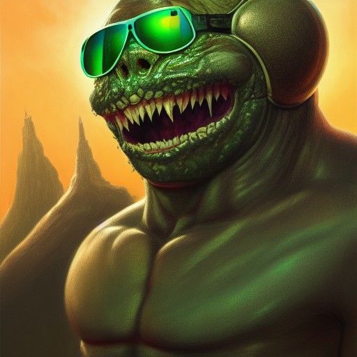 Hyperrealistic Armored Meatwad Portrait in 8k