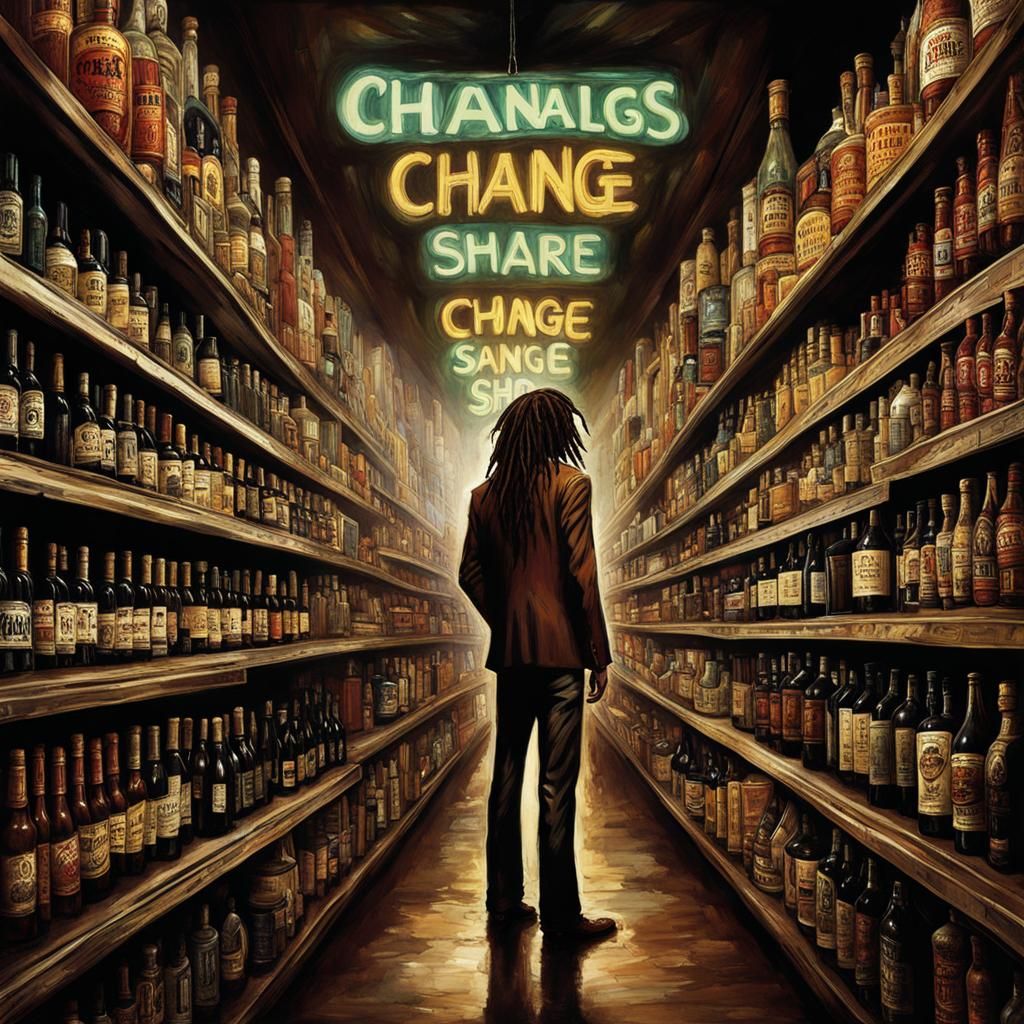 Desperate Beggar's Plea: Detailed Matte Painting