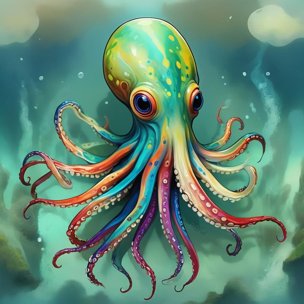 Pulsating Land Squid: A Terrifyingly Friendly Creature