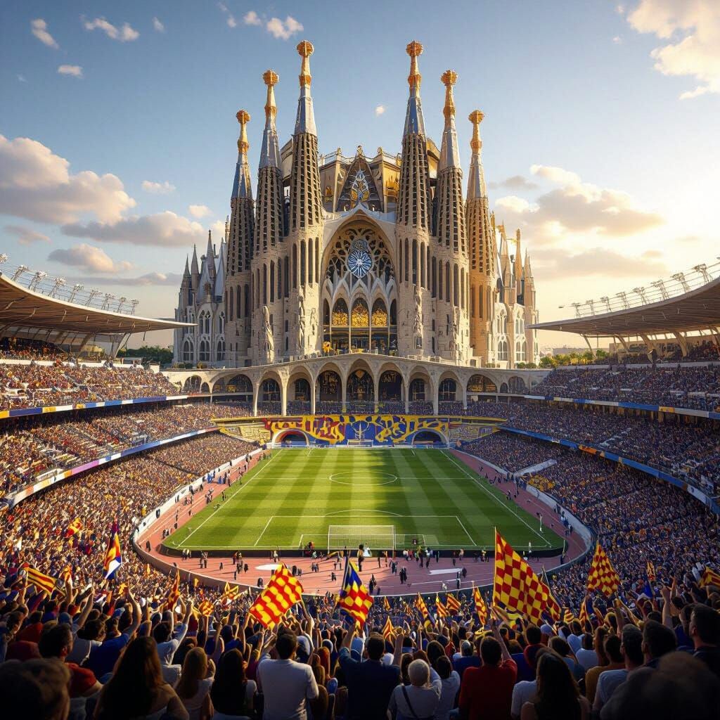 Gaudí-Inspired Camp Nou: A Football Cathedral