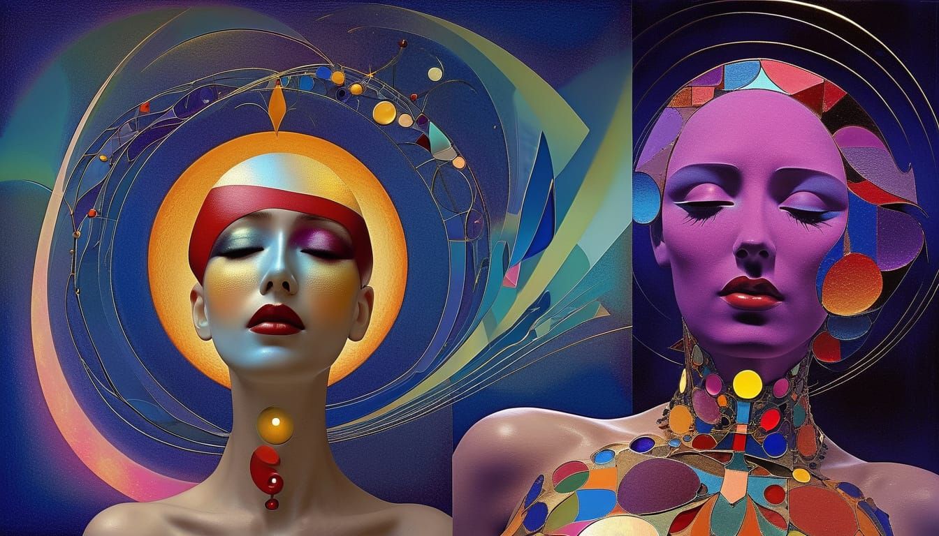 metalorganic architextual framework 3D  fractal chromoshadow...