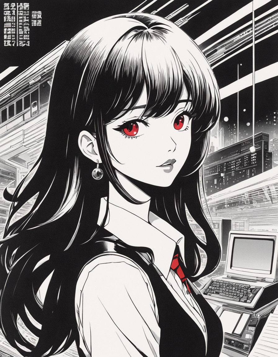 doujinshi, muted tones, airbrush